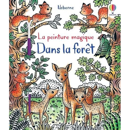 Peinture magique Dans la forêt, cadeau créatif pour enfants, stimule imagination, développe motricité fine, idéal pour artistes 4-10 ans.