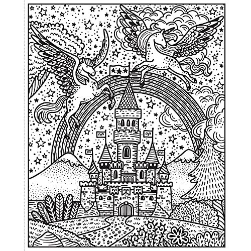 Cahier de peinture magique L'arc-en-ciel pour enfants