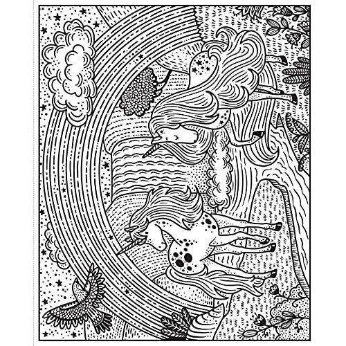 Cahier de peinture magique L'arc-en-ciel pour enfants