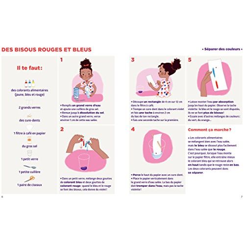 Livre d'expériences scientifiques faciles pour enfants par Nathalie Barde