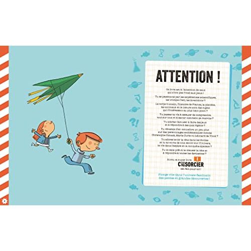 Livre C'est pas sorcier, explorations ludiques et éducatives, idées cadeau pour enfants curieux, édité par Deux Coqs d'Or.