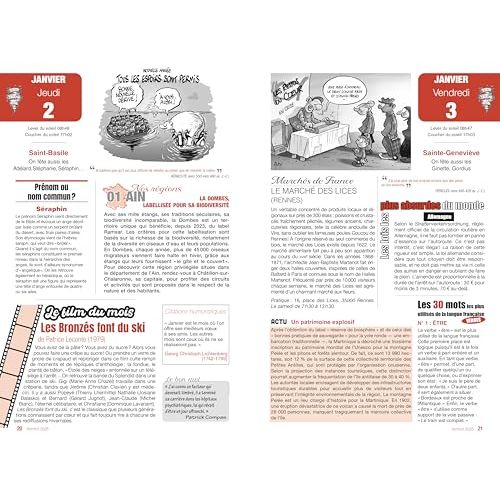 Almanach Vermot, une idée cadeau originale pleine de savoir et de divertissement, idéale pour ceux qui aiment apprendre et sourire chaque jour.