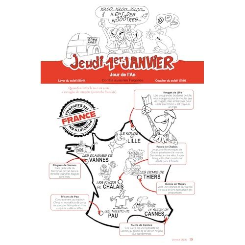 Almanach Vermot, une idée cadeau originale pleine de savoir et de divertissement, idéale pour ceux qui aiment apprendre et sourire chaque jour.