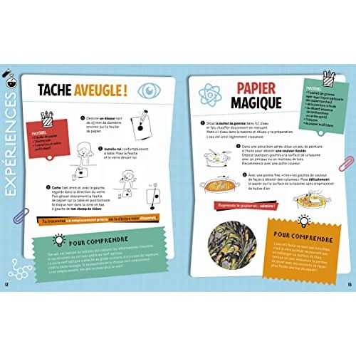 Livre éducatif C'est pas sorcier de la science pour enfants, couverture colorée avec activités scientifiques interactives.