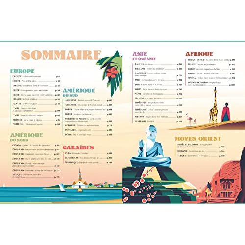 Guide de voyage inspirant Les 50 voyages à faire dans sa vie