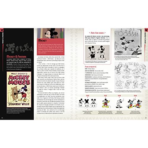 Encyclopédie des personnages Disney avec illustrations et anecdotes magiques, cadeau idéal pour fans et collectionneurs de l'univers enchanteur de Disney et Pixar.