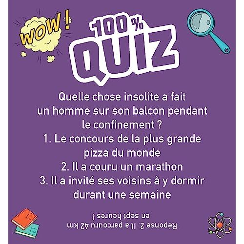 Jeu de cartes Quiz Incroyable mais vrai pour soire?e interactive et e?ducative.