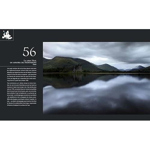 Livre '100 lieux mystérieux à couper le souffle' par Clio Bayle avec photos de sites européens légendaires.