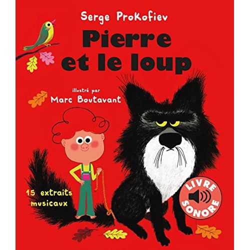 Pierre et le Loup, livre et CD, une expérience musicale et captivante pour les enfants.