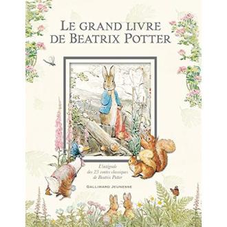 Livre illustré Le grand livre de Beatrix Potter pour enfants, contenant des histoires intemporelles et des illustrations authentiques.