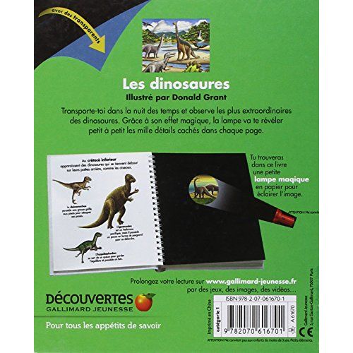 Lampe magique Dinosaure pour enfants, éducative et interactive, révèle des illustrations cachées, stimule curiosité et imagination des jeunes fans de dinosaures.