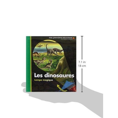 Lampe magique Dinosaure pour enfants, éducative et interactive, révèle des illustrations cachées, stimule curiosité et imagination des jeunes fans de dinosaures.