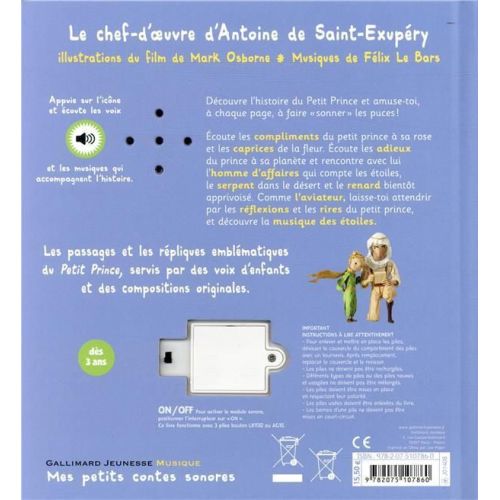 Le petit prince raconté aux enfants - Mes petits contes sonores 