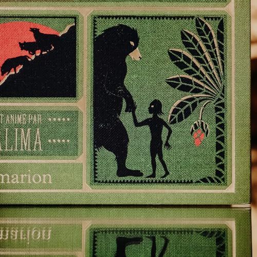 Livre de la jungle illustré et animé par MinaLima, grande qualité.