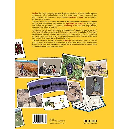 BD Oenologix, idéal cadeau pour amateurs de vin, initiation ludique à l'œnologie, écrit par François Bachelot, illustré par Vincent Burgeon.