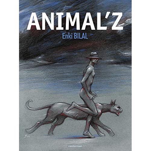 Couverture de la bande dessinée Animal'z par Enki Bilal, univers post-apocalyptique captivant, cadeau idéal pour amateurs de science-fiction et d'art.