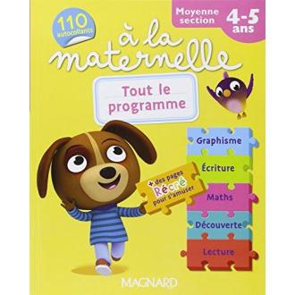 Livre d'activités éducatif pour enfants de 4 à 5 ans, développement compétences essentielles, amusant et stimulant, recommandé pour moyenne section.