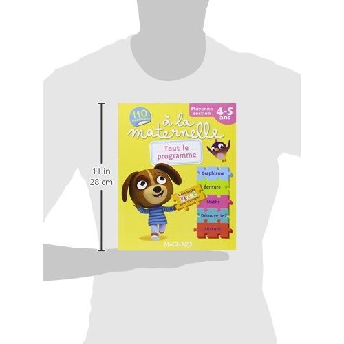 Livre d'activités éducatif pour enfants de 4 à 5 ans, développement compétences essentielles, amusant et stimulant, recommandé pour moyenne section.