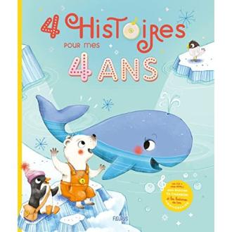 4 histoires pour mes 4 ans - cadeau idéal pour les enfants de 4 ans, éditions Fleurus