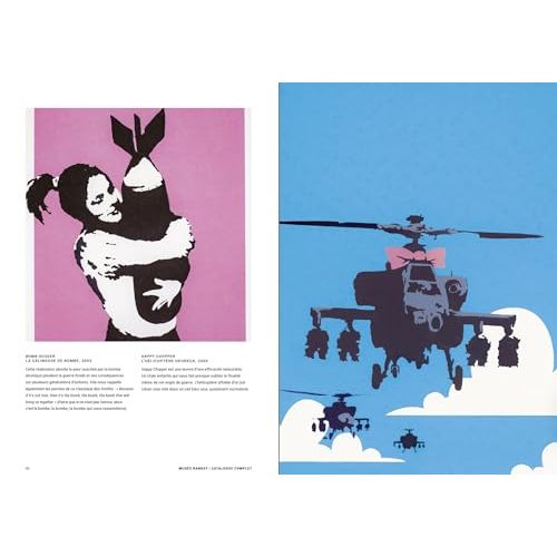 Catalogue du Musée Banksy : plongée fascinante dans l'art du street art et l'œuvre énigmatique de Banksy, cadeau idéal pour amateurs d'art.