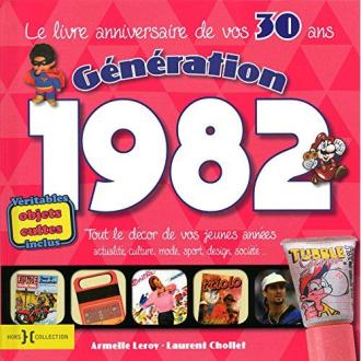 Album souvenir Génération 1982 pour nostalgiques des années 80 et 90