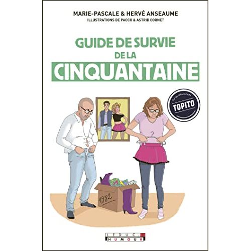 Guide de survie de la cinquantaine humoristique pour célébrer les 50 ans.