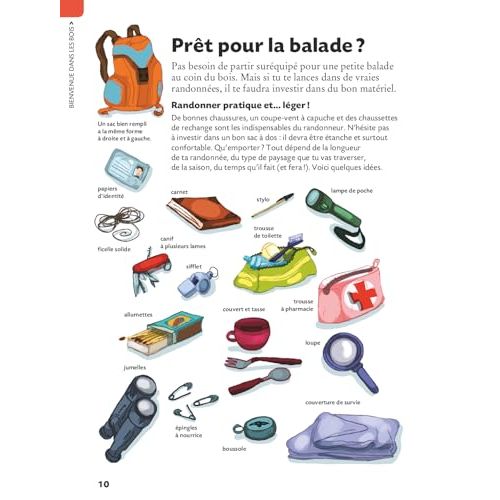 Livre éducatif 'Copain des bois' pour enfants, guide nature et aventures, par Renée Kayser, Editions Milan.