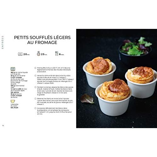 Livre de recettes légères au Thermomix pour recevoir.