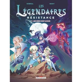 Couverture de la BD Les Légendaires Résistance T01: Les Dieux sont amour, magie et aventure captivante.