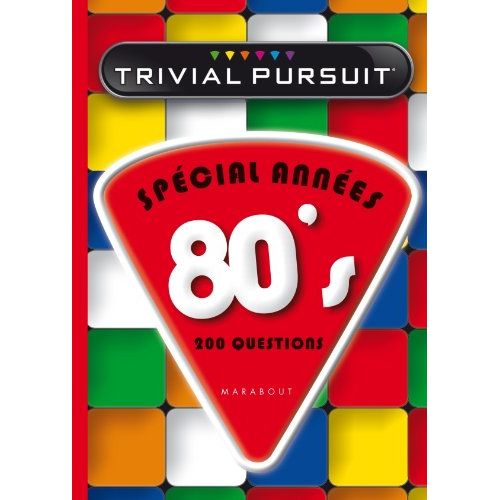 Mini Trivial Pursuit années 80 : 200 questions sur 64 cartes pour une ambiance festive !