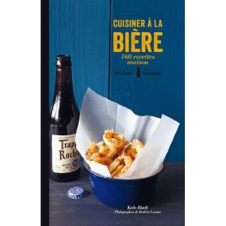 Livre de recettes à la bière pour amateurs de cuisine et de houblon, guide culinaire créatif et varié.