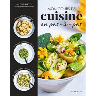 Guide Mon cours de cuisine Marabout avec 200+ recettes et techniques pour gourmets débutants et expérimentés