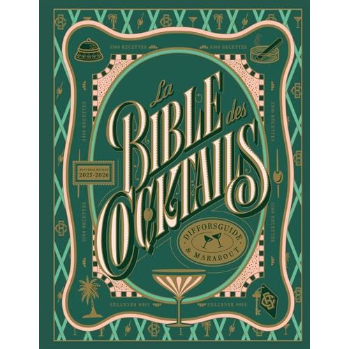 Bible des Cocktails 2025-2026 par Simon Difford, guide ultime pour les amateurs de mixologie.