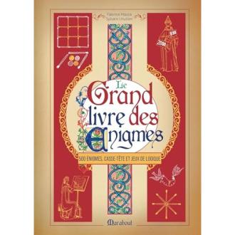 Le grand livre des énigmes, cadeau idéal pour amateurs de défis, mystères et histoire, avec illustrations vintage et édition de luxe.