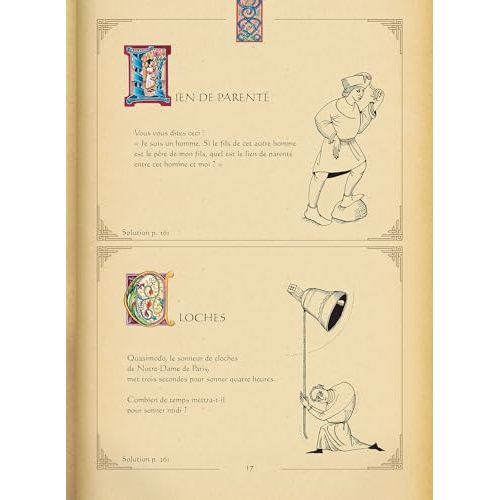 Le grand livre des énigmes, cadeau idéal pour amateurs de défis, mystères et histoire, avec illustrations vintage et édition de luxe.