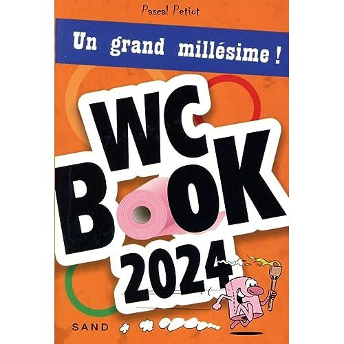 Cadeau humoristique WC book avec jeux et blagues pour toilettes