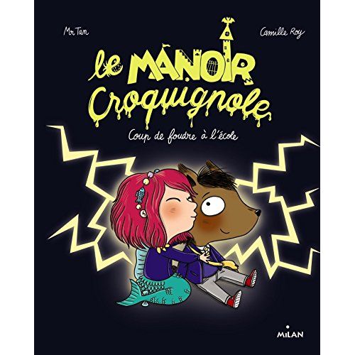 Couverture BD Le Manoir Croquignole avec enfants, monstres, humour, aventure - cadeau lecture jeunes.