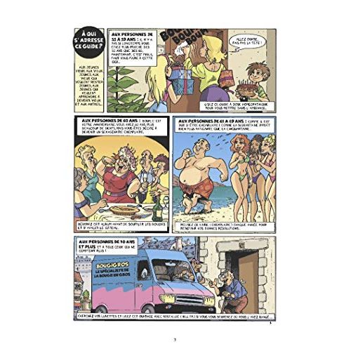 BD Le Guide de la soixantaine : Bande dessinée humoristique sur la vie après 60 ans, offrant des éclats de rire et de la légèreté.