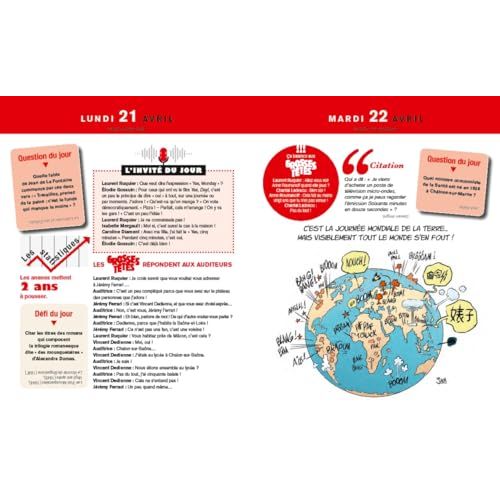 Almanach 2025 des Grosses Têtes: moments drôles, citations et défis de l'émission Laurent Ruquier pour des journées pleines de rires et de bonne humeur.