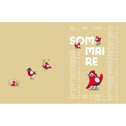 Livre officiel des Jeux Olympiques de Paris 2024, célébrant sport, histoire, avec 400 photographies, parfait pour passionnés et collectionneurs. Cadeau inspirant et éducatif.