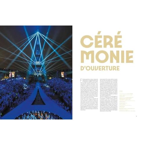 Livre officiel des Jeux Olympiques de Paris 2024, célébrant sport, histoire, avec 400 photographies, parfait pour passionnés et collectionneurs. Cadeau inspirant et éducatif.