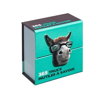 Mini calendrier avec 365 faits étonnants et amusants, idéal pour surprendre, émoustiller et amuser chaque jour, adapté pour toutes les personnalités.