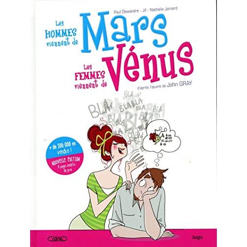 Bande dessinée Les hommes viennent de Mars, les femmes viennent de Vénus - Cadeau drôle et utile pour couples.