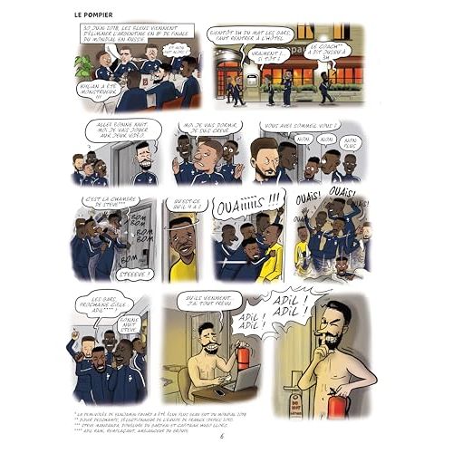 Livre Un Truc de Foot avec anecdotes drôles sur l'équipe de France, parfait pour passionnés de football, idéal cadeau pour Noël ou anniversaire.