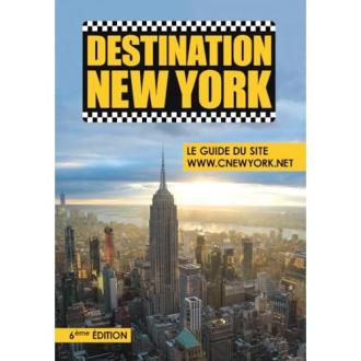 Guide de voyage Destination New York avec des cartes détachables et conseils pour explorer les boutiques et restaurants emblématiques de la ville.