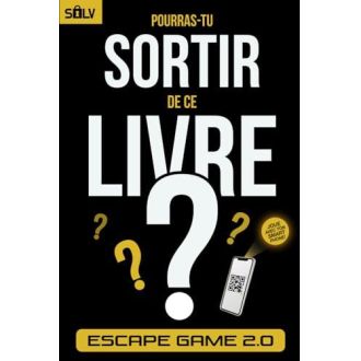 Livre Escape Game intercatif avec énigmes et indices, idéal pour les fans de casse-têtes et d'aventures intellectuelles