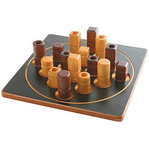Jeu de réflexion en bois Quarto intergénérationnel pour stratégie et amusement familial