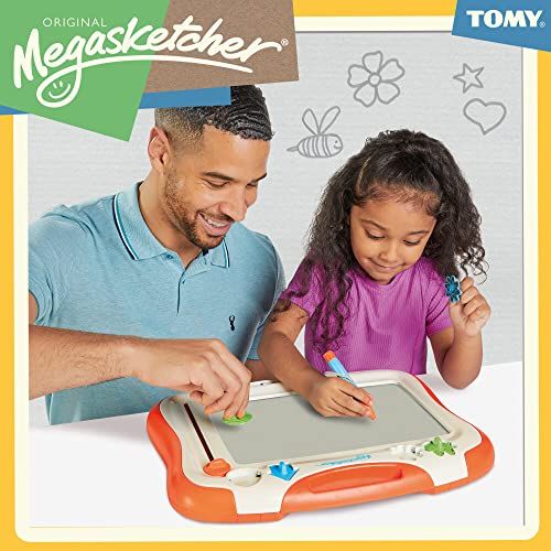Ardoise magique Megasketcher portable pour enfant créatif et éducatif.