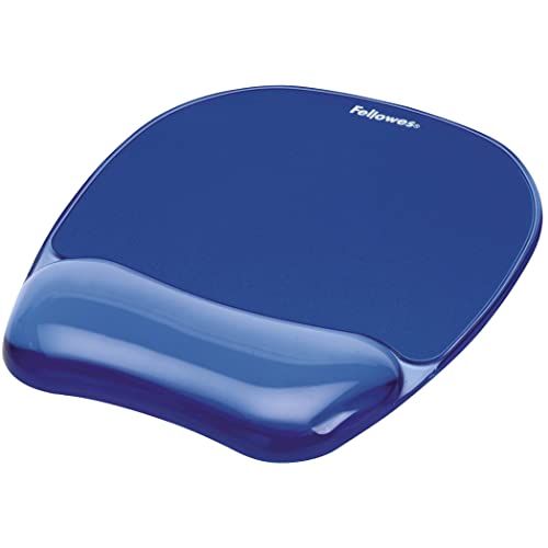 Tapis de souris ergonomique Fellowes en gel pour confort de travail optimal.