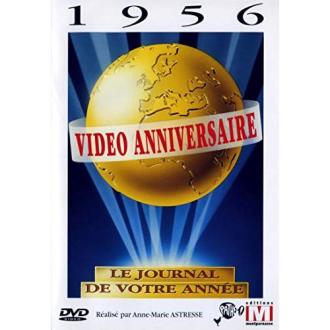 Cadeau de journal vidéo 1956 avec événements historiques majeurs et archives INA pour une expérience immersive et éducative.